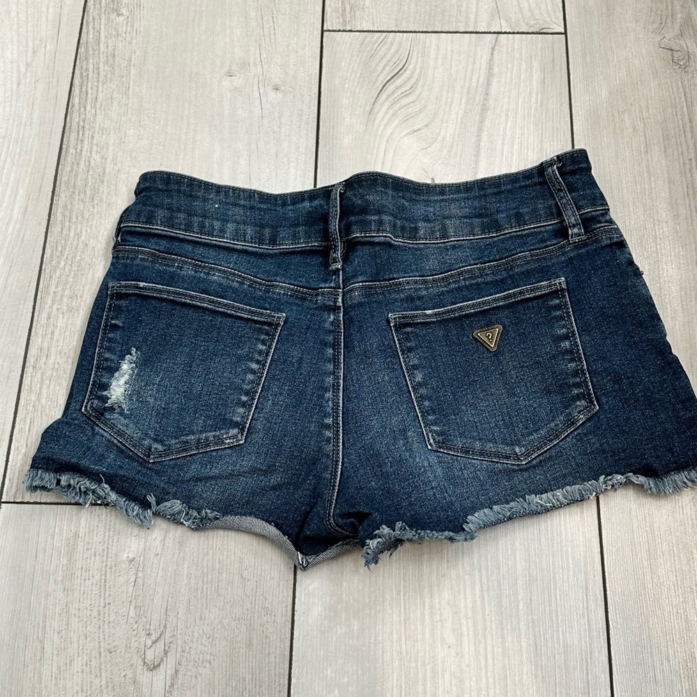 Guess Distressed Jean Shorts - Picture 2 of 6